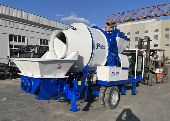 concrete mixer with pump luton