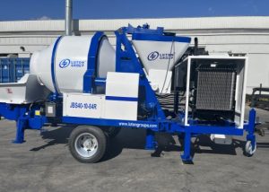 concrete pump with mixer from LUTON