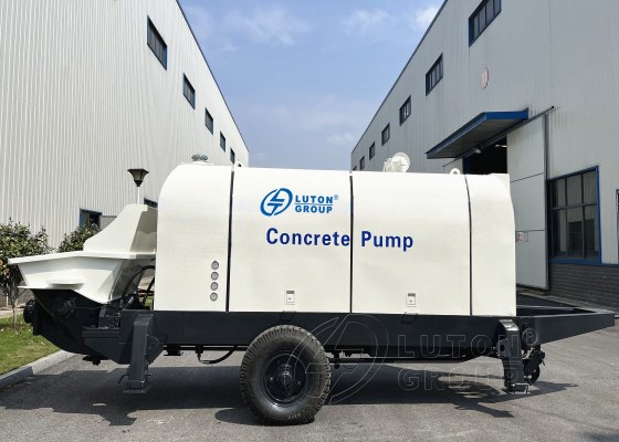 concrete trailer pump from LUTON GROUP