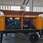 Static Concrete Pump For Sale HBT40 diesel concrete pump for sale