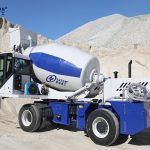 5.5m3 self loading concrete mixer