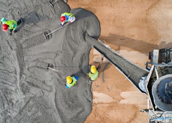 cement mortar delivery