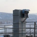 Concrete Batching Plant Parts Name dust filter on the top of cement silo