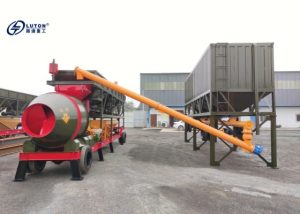 Mobile concrete batching plant of LUTON GROUP
