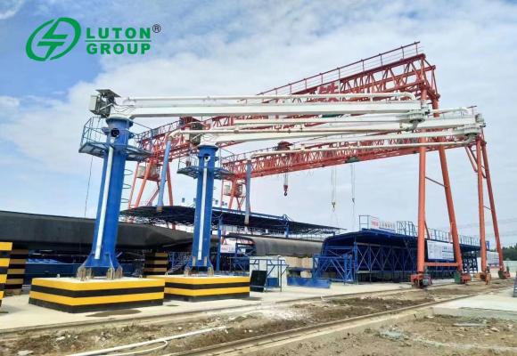 floor type concrete placing boom floor type concrete pump tower