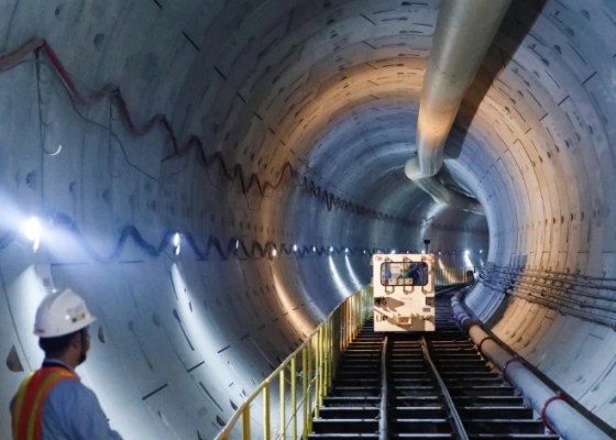 tunnel construction in Indonesia