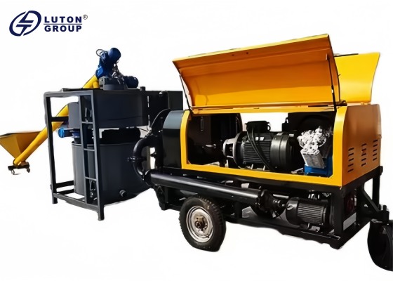 lightweight concrete pump