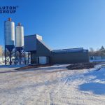 Free-Foundation Insulated Concrete Batching Plant in Kazakhstan FHZS50 batching plant with insulation system in Kazakhstan