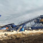 HZS60 Belt Type Concrete Batching Plant In Russia HZS60 belt type concrete batching plant in Russia