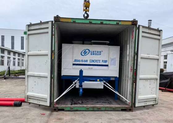 JBS40 concrete mixer pump and LT920 wheel loader to Kenya JBS40 concrete mixer pump and LT920 wheel loader to Kenya