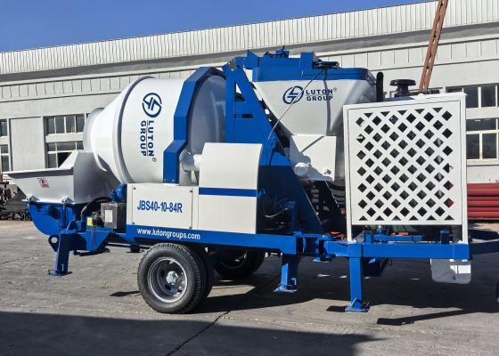 JBS40 concrete mixer pump in Kenya