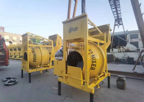 Two set of C350 concrete mixer to Ghana