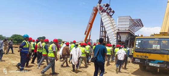 coal washing plant installation onsite