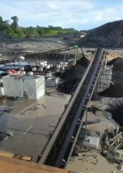 coal washing plant working onsite