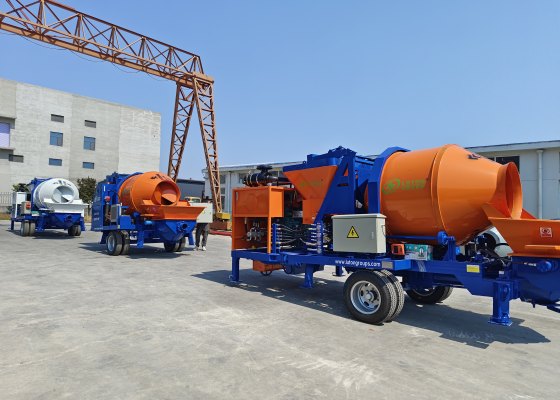 concrete mixer pumps