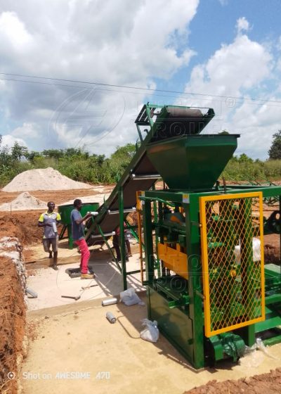 small brick production line in Ghana