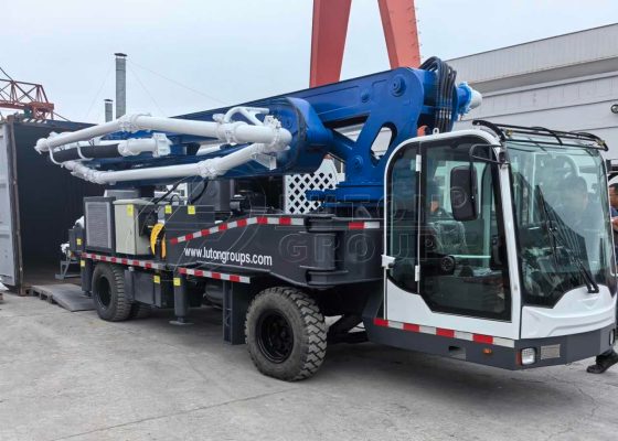 32m concrete boom pump truck to Malaysia 32m concrete boom pump truck to Malaysia