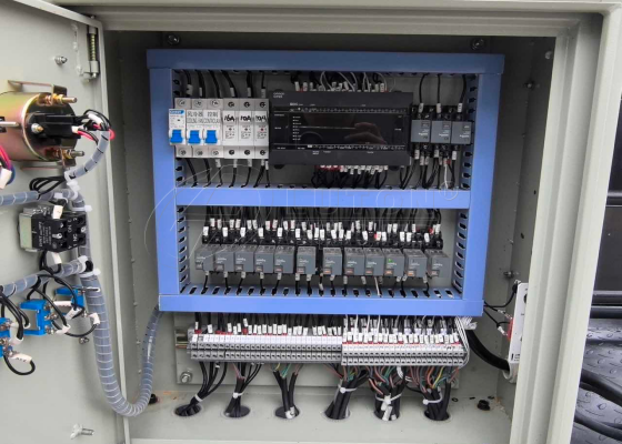 control cabinet of 32m concrete boom pump to Malaysia
