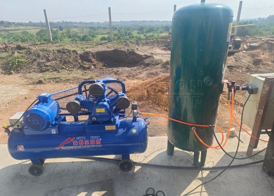 pneumatic system of yhzs60 concrete plant